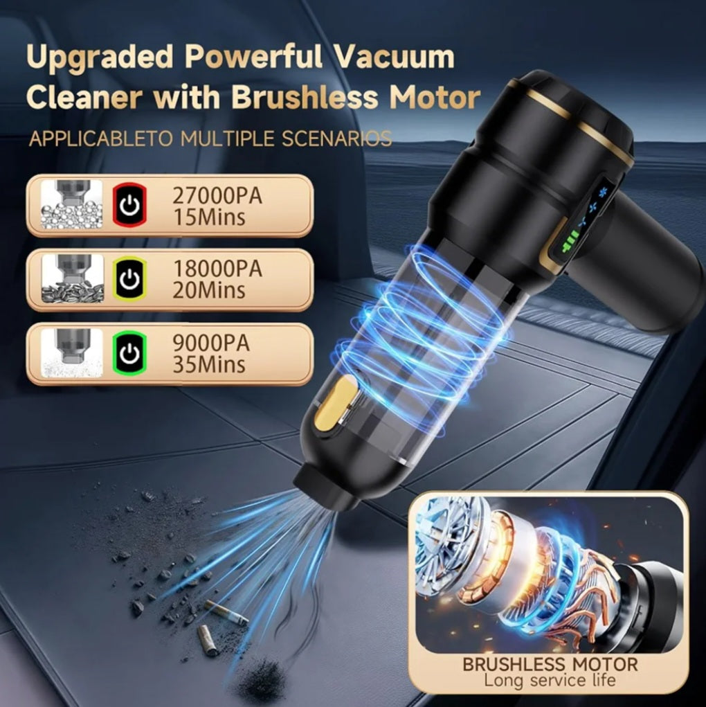 TwojaBryczka: Pro-Clean Turbo 4-w-1 – Bezprzewodowy Odkurzacz i Dmuchawa Premium (27000Pa)
