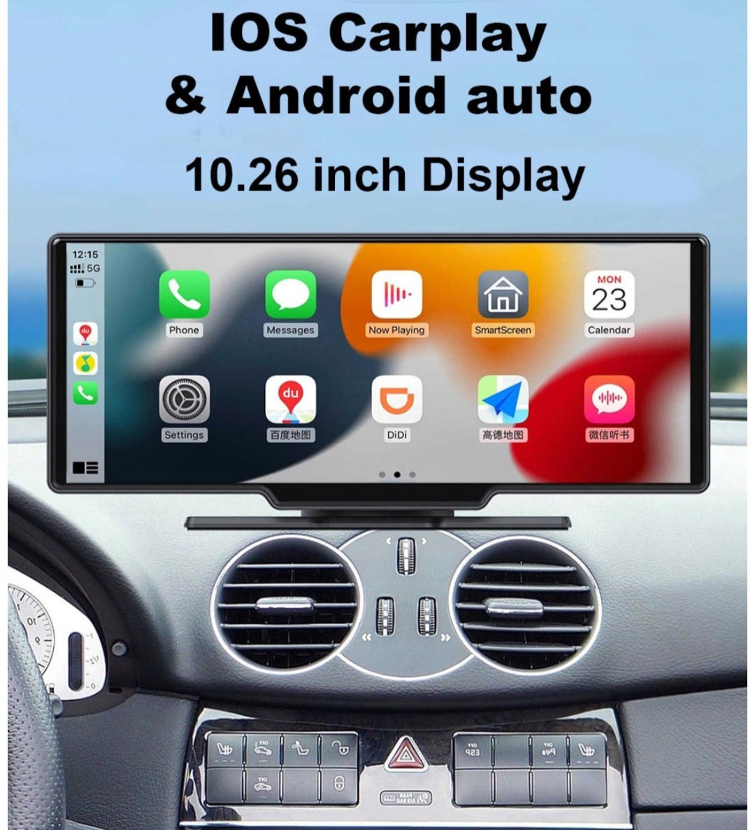 TwojaBryczka: OBDPEAK D90 – Inteligentny Ekran AI 11.26" | Android 14, 4G, Dash Cam 4K, CarPlay & Android